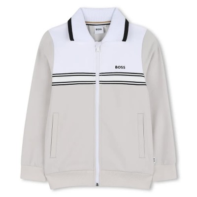 блуза,детски,блузи,boss,j52951,full,zip,sweatshirt,white,(ivory)