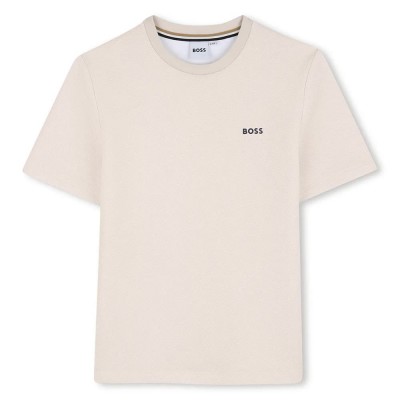 тениска,мъжки,тениски,дамски,тениски,boss,j52986,short,sleeve,t,shirt,beige,(sand)