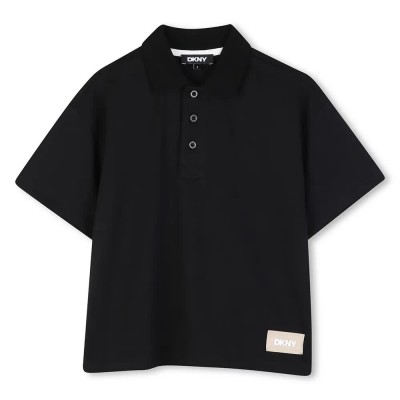 дамски,блузи,с,яка,мъжки,блузи,с,яка,dkny,d62534,short,sleeve,polo,black,(black)