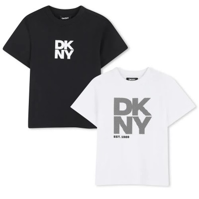 тениска,мъжки,тениски,дамски,тениски,dkny,d62544,short,sleeve,t,shirt,2,units,white,black,(black,white)