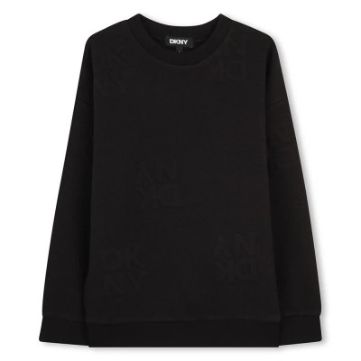 блуза,детски,блузи,dkny,d62557,sweatshirt,black,(black)