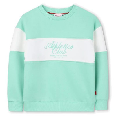 блуза,детски,блузи,hugo,g01009,sweatshirt,green,(linden)