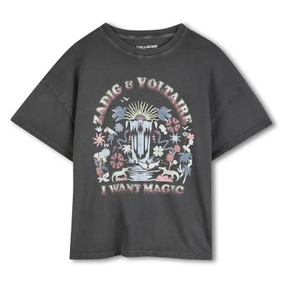 тениска,мъжки,тениски,дамски,тениски,zadig,&,voltaire,x60528,short,sleeve,t,shirt,grey,(black)