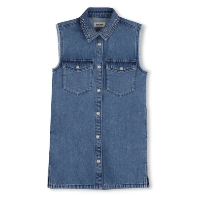 рокля,дамски,поли,и,рокли,zadig,&,voltaire,x60568,sleeveless,dress,blue,(double,stone,brossage)