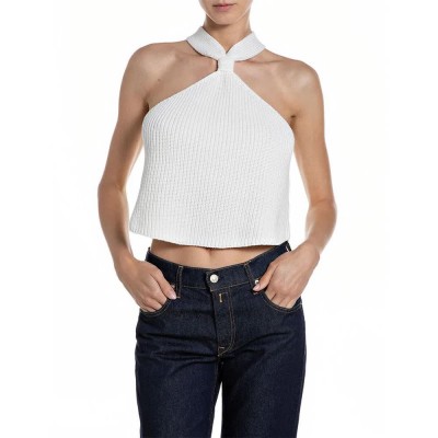 блуза,мъжки,пуловери,дамски,пуловери,replay,dk4207.000.g23774,sleeveless,sweater,white,(natural,white)