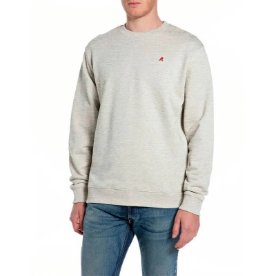 блуза,мъжки,пуловери,replay,m3106,.000.23802,sweatshirt,grey,(light,grey,melange)