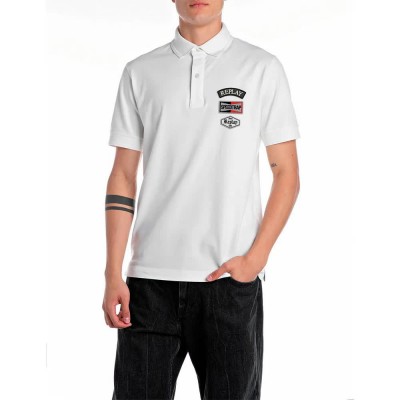 дамски,блузи,с,яка,мъжки,блузи,с,яка,replay,m3069,.000.21868,short,sleeve,polo,white,(natural,white)