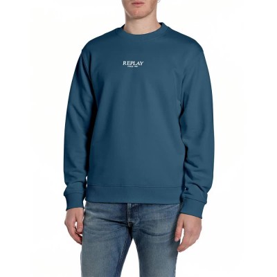 блуза,мъжки,пуловери,replay,m3309,.000.23802,sweatshirt,blue,(petrol,blue)