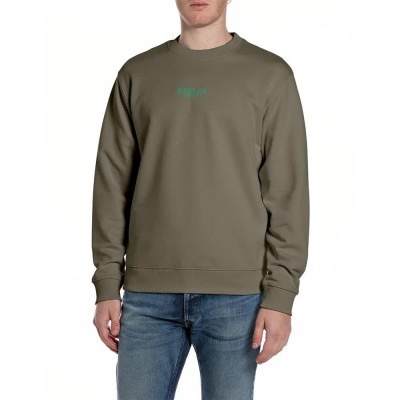блуза,мъжки,пуловери,replay,m3309,.000.23802,sweatshirt,green,(tundra,green)
