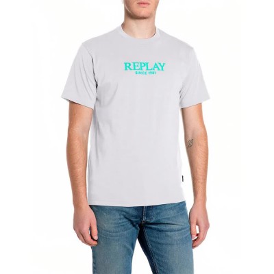 тениска,мъжки,тениски,дамски,тениски,replay,m3341,.000.2660,short,sleeve,t,shirt,white,(natural,white)