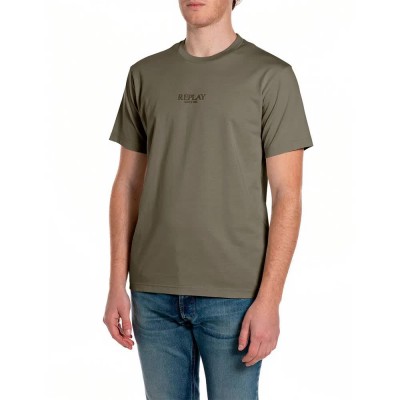 тениска,мъжки,тениски,дамски,тениски,replay,m3347,.000.2660,short,sleeve,t,shirt,green,(tundra,green)