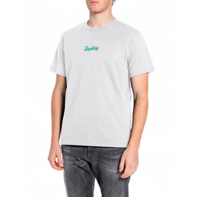 тениска,мъжки,тениски,дамски,тениски,replay,m3349,.000.2660,short,sleeve,t,shirt,white,(natural,white)
