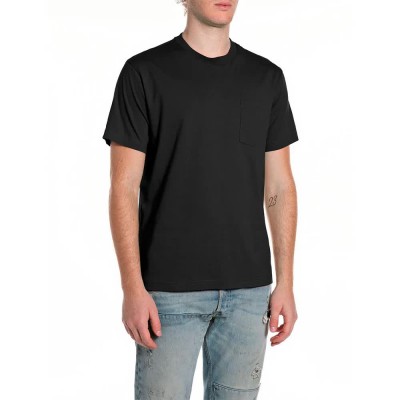 тениска,мъжки,тениски,дамски,тениски,replay,m3369,.000.23732p,short,sleeve,t,shirt,black,(black)