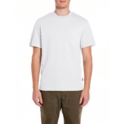 тениска,мъжки,тениски,дамски,тениски,replay,m3371,.000.23732p,short,sleeve,t,shirt,white,(natural,white)