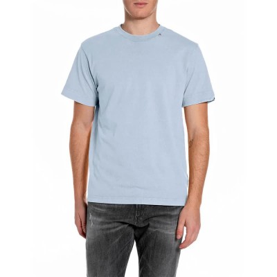 тениска,мъжки,тениски,дамски,тениски,replay,m3379,.000.22662n,short,sleeve,t,shirt,blue,(light,azure)