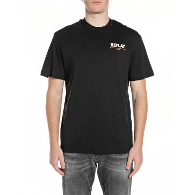 тениска,мъжки,тениски,дамски,тениски,replay,m3397,.000.23608p,short,sleeve,t,shirt,black,(black)