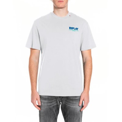 тениска,мъжки,тениски,дамски,тениски,replay,m3397,.000.23608p,short,sleeve,t,shirt,white,(natural,white)