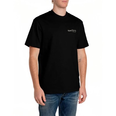 тениска,мъжки,тениски,дамски,тениски,replay,m3419,.000.23804,short,sleeve,t,shirt,black,(black)
