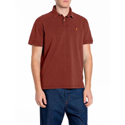 дамски,блузи,с,яка,мъжки,блузи,с,яка,replay,m3431a.000.22696m,short,sleeve,polo,orange,(chocolate)