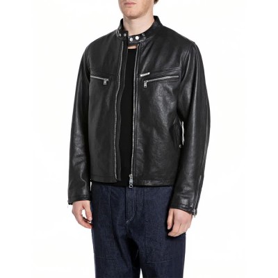 яке,мъжки,якета,дамски,якета,и,палта,replay,m8497a.000.85194,leather,jacket,black,(light,blue)