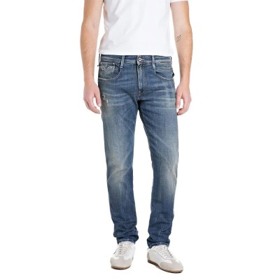 дънки,мъжки,панталони,дамски,панталони,replay,m914q,.000.141,100,jeans,blue,(dark,blue)