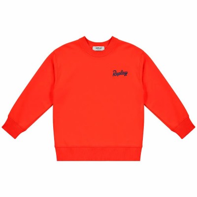 блуза,детски,блузи,replay,sb2075.051.24078,sweatshirt,orange,(bright,orange)