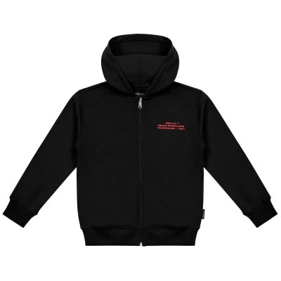 блуза,детски,блузи,replay,sb2723.058.23872,full,zip,sweatshirt,black,(black)