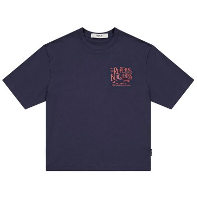 тениска,мъжки,тениски,дамски,тениски,replay,sb7356.053.2660,short,sleeve,t,shirt,blue,(midnight,blue)