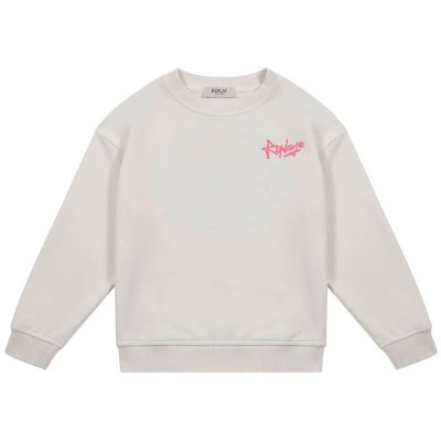 блуза,детски,блузи,replay,sg2134.053.24078,sweatshirt,beige,(chalk)