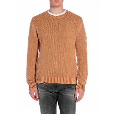 блуза,мъжки,пуловери,дамски,пуловери,replay,uk5168.000.g21280q,sweater,brown,(sahara)