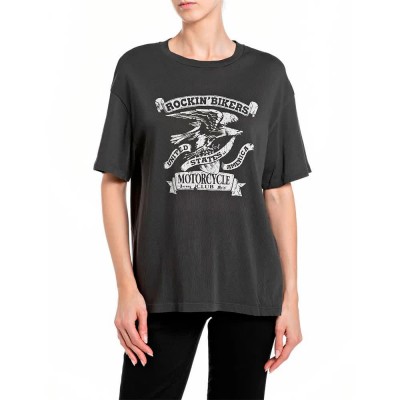тениска,мъжки,тениски,дамски,тениски,replay,w3089g.000.23792d,short,sleeve,t,shirt,grey,(blackboard)