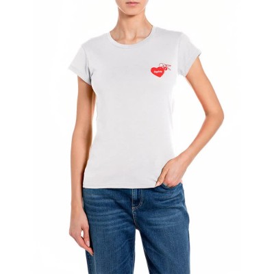 тениска,мъжки,тениски,дамски,тениски,replay,w3397g.000.20994,short,sleeve,t,shirt,white,(off,white)