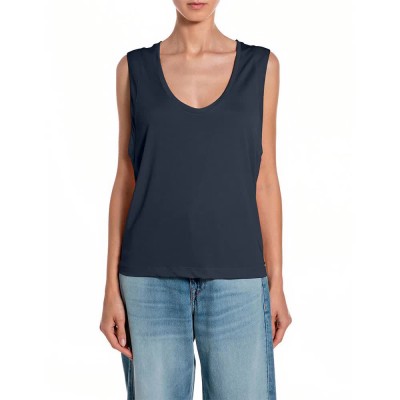 тениска,мъжки,тениски,дамски,тениски,replay,w3486,.000.23998,sleeveless,t,shirt,blue,(navy)