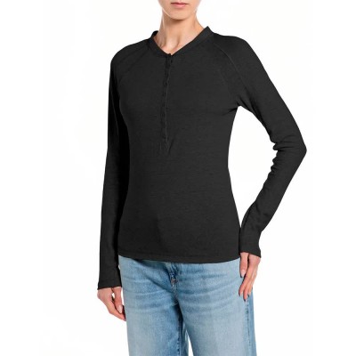 тениска,мъжки,тениски,дамски,тениски,replay,w3494,.000.24004,long,sleeve,t,shirt,black,(black)