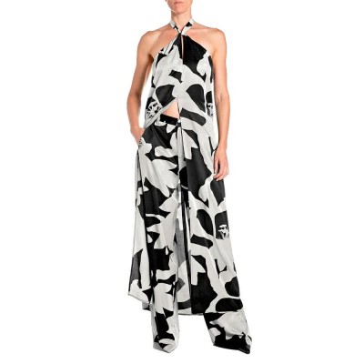 рокля,дамски,поли,и,рокли,replay,w9231,.000.75100,sleeveless,long,dress,white,black,(butter,black)