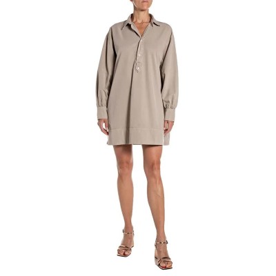 рокля,дамски,поли,и,рокли,replay,w9235,.000.85530g,long,sleeve,short,dress,beige,(crete)