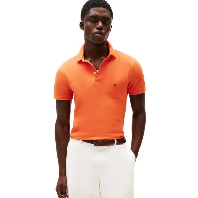 мъжки,блузи,с,яка,tommy,hilfiger,1985,slim,short,sleeve,polo,orange,(brilliant,orange)