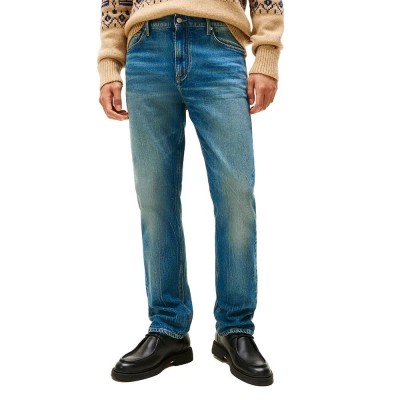 дънки,мъжки,панталони,дамски,панталони,tommy,hilfiger,mercer,regular,fit,jeans,blue,(teton,med,blue)