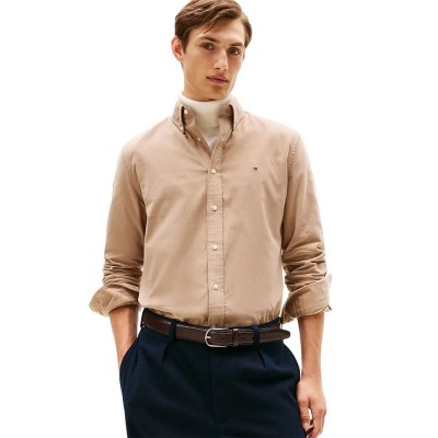 риза,с,дълъг,ръкав,мъжки,ризи,tommy,hilfiger,solid,corduroy,long,sleeve,shirt,beige,(coastal,taupe)