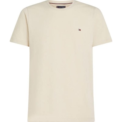 тениска,мъжки,тениски,дамски,тениски,tommy,hilfiger,stretch,slim,fit,short,sleeve,t,shirt,beige,(newsprint)