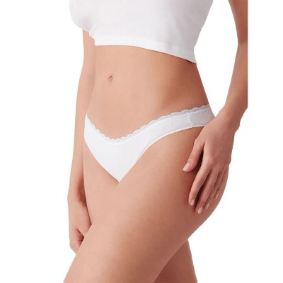 дамско,бельо,дамски,бикини,и,танкини,cotonella,gd292,brazilian,panties,3,units,white,(white)
