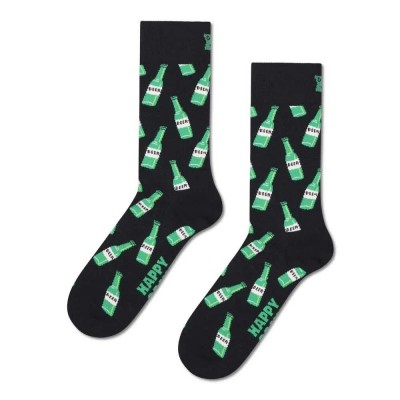 чорапи,мъжки,чорапи,дамски,чорапи,happy,socks,beer,crew,socks,black,(black)