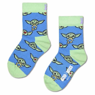 детски,чорапи,мъжки,чорапи,дамски,чорапи,happy,socks,kids,star,wars™,grogu,crew,socks,blue,(blue)