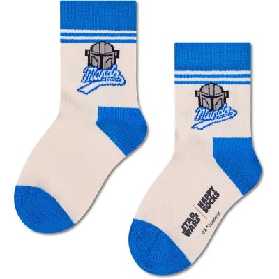 детски,чорапи,мъжки,чорапи,дамски,чорапи,happy,socks,kids,star,wars™,mando,crew,socks,white,(white)