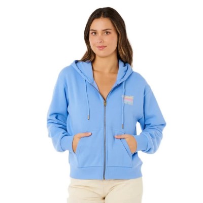 блуза,дамски,блузи,rip,curl,aloha,full,zip,sweatshirt,blue,(cornflower,blue)
