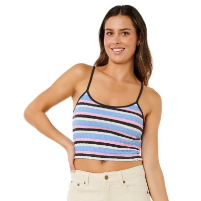 тениска,мъжки,тениски,дамски,тениски,rip,curl,bobby,stripe,cami,sleeveless,t,shirt,blue,(multico)