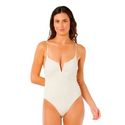 бански,костюм,дамски,бански,костюми,rip,curl,oasis,v,wire,multi,fit,swimsuit,white,(bone)