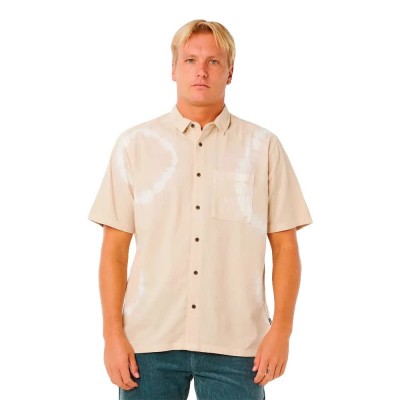 риза,с,къс,ръкав,мъжки,ризи,rip,curl,pacific,rinse,short,sleeve,shirt,beige,(bone)