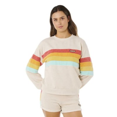 блуза,дамски,блузи,rip,curl,surf,revival,relaxed,crew,sweatshirt,beige,(oatmeal)
