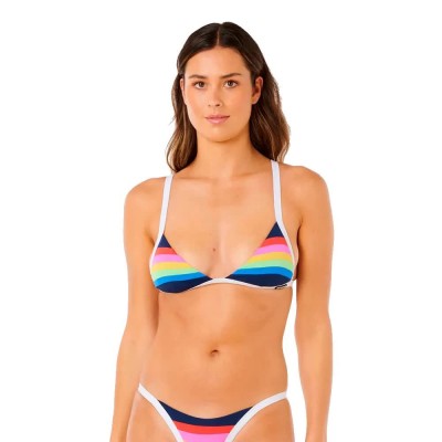 дамски,бански,костюми,rip,curl,surf,stripe,fixed,tri,bikini,top,multicolor,(dark,navy)